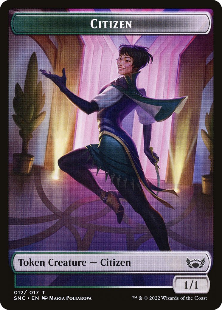 Citizen // Angel Double-Sided Token [The List] | Anubis Games and Hobby
