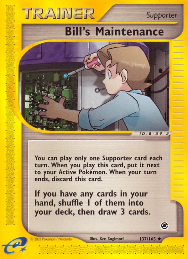Bill's Maintenance (137/165) [Expedition: Base Set] | Anubis Games and Hobby