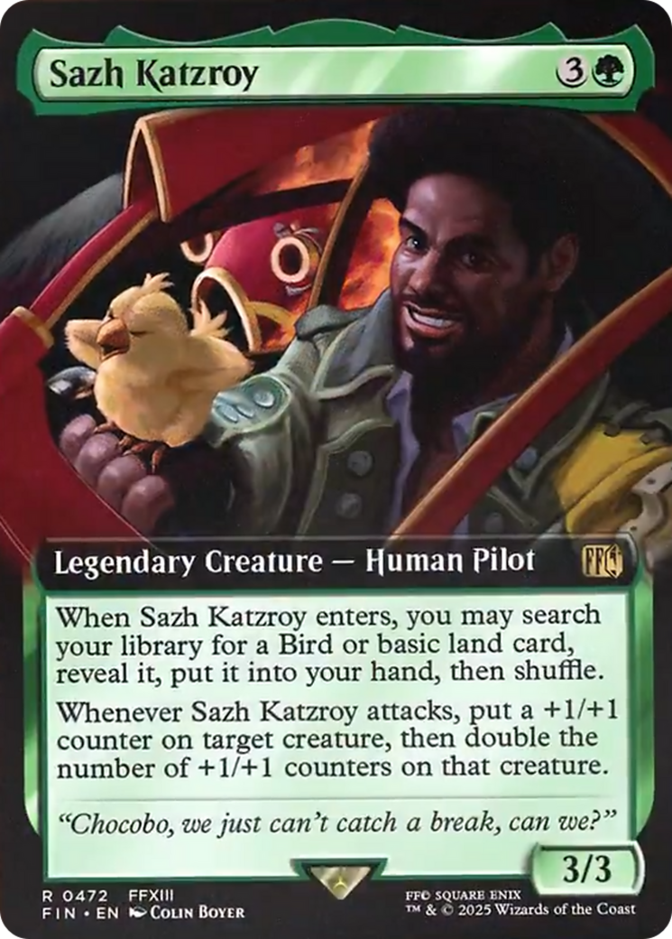 Sazh Katzroy (Extended Art) [FINAL FANTASY] | Anubis Games and Hobby