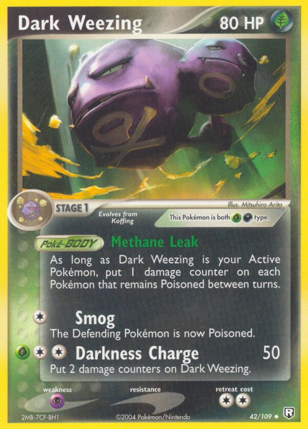 Dark Weezing (42/109) [EX: Team Rocket Returns] | Anubis Games and Hobby