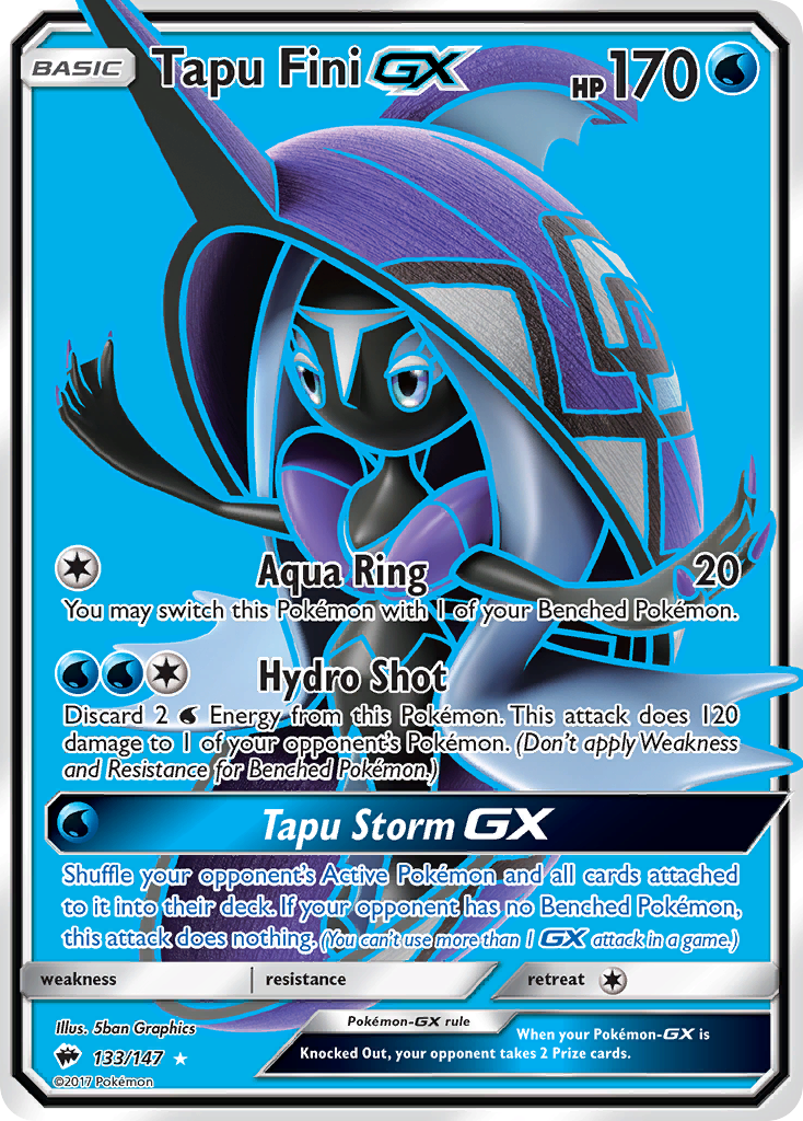 Tapu Fini GX (133/147) [Sun & Moon: Burning Shadows] | Anubis Games and Hobby
