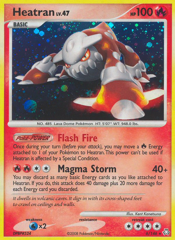 Heatran (6/146) [Diamond & Pearl: Legends Awakened] | Anubis Games and Hobby