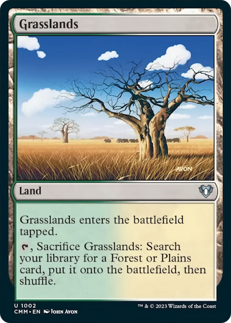 Grasslands [Commander Masters] | Anubis Games and Hobby