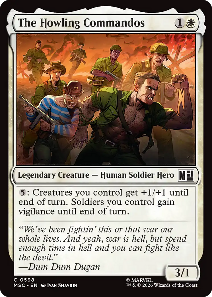 The Howling Commandos [Marvel Super Heroes Commander] | Anubis Games and Hobby