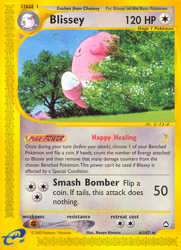 Blissey (6/147) [Aquapolis] | Anubis Games and Hobby