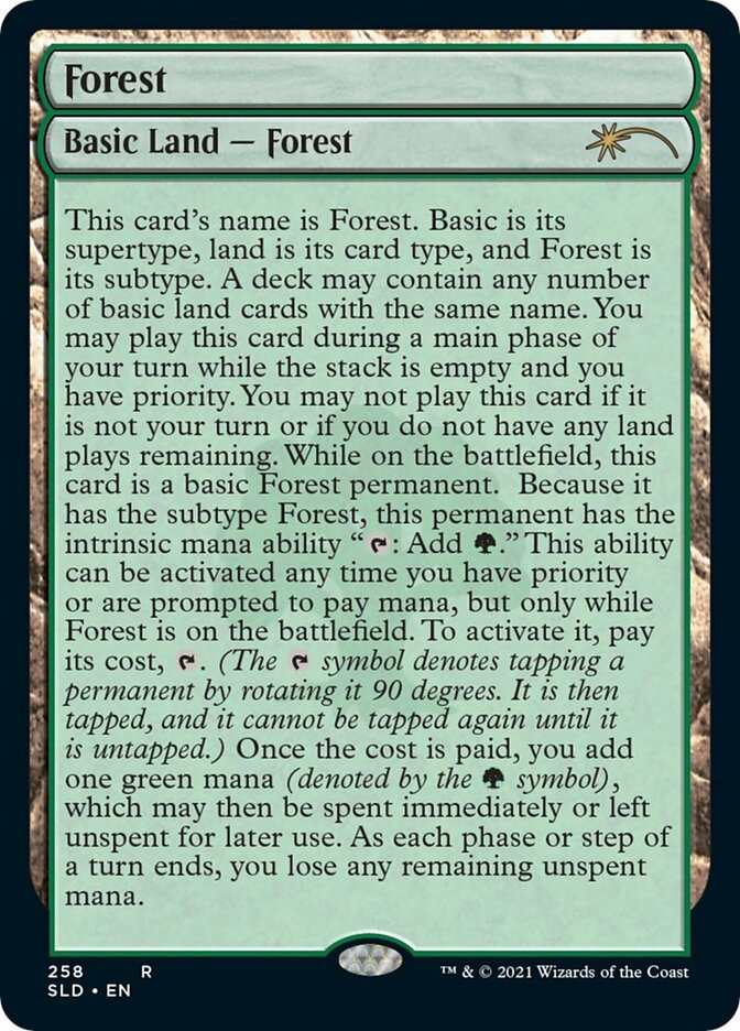 Forest (258) [Secret Lair Drop Series] | Anubis Games and Hobby