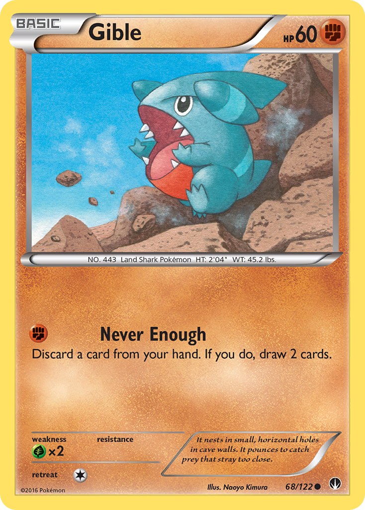 Gible (68/122) [XY: BREAKpoint] | Anubis Games and Hobby