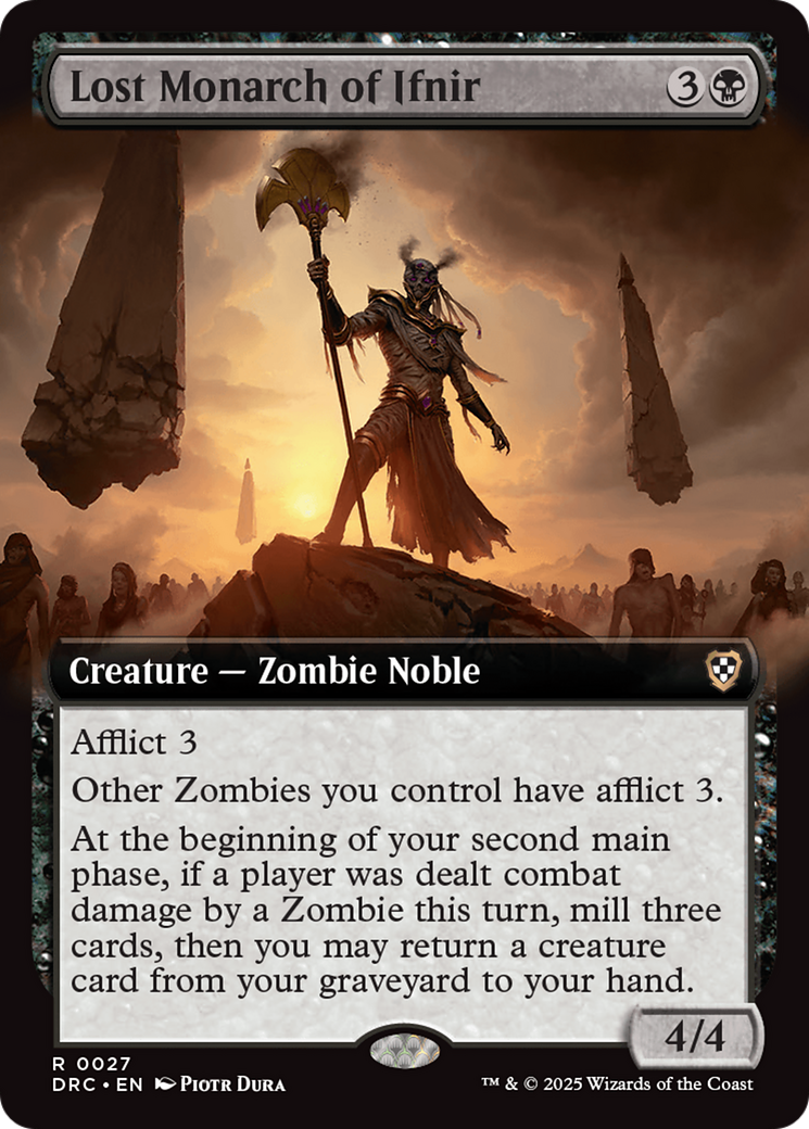 Lost Monarch of Ifnir (Extended Art) [Aetherdrift Commander] | Anubis Games and Hobby