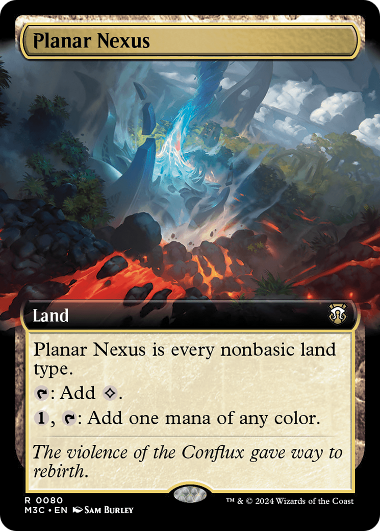 Planar Nexus (Extended Art) (Ripple Foil) [Modern Horizons 3 Commander] | Anubis Games and Hobby