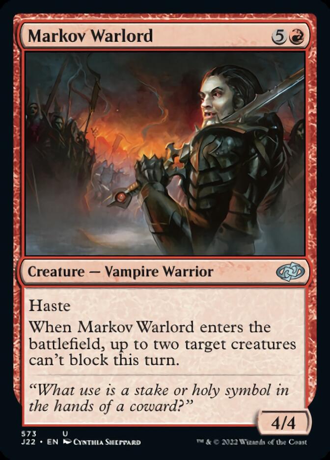 Markov Warlord [Jumpstart 2022] | Anubis Games and Hobby