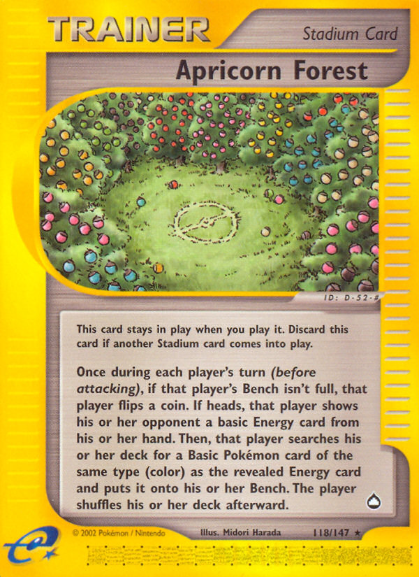 Apricorn Forest (118/147) [Aquapolis] | Anubis Games and Hobby