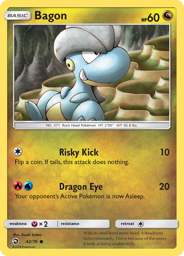 Bagon (42/70) [Sun & Moon: Dragon Majesty] | Anubis Games and Hobby
