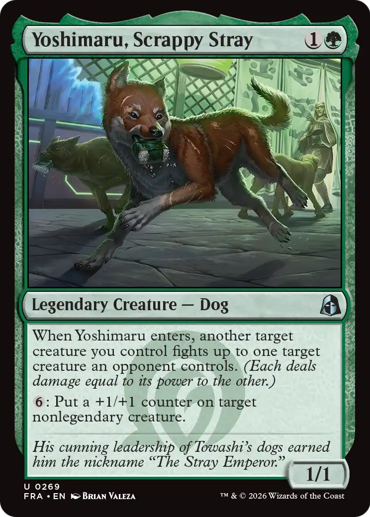 Yoshimaru, Scrappy Stray [Reality Fracture] | Anubis Games and Hobby