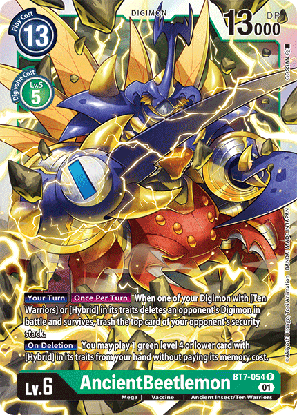 AncientBeetlemon [BT7-054] [Next Adventure] | Anubis Games and Hobby