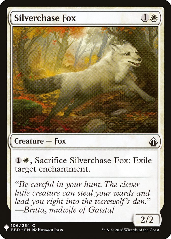 Silverchase Fox [Mystery Booster] | Anubis Games and Hobby