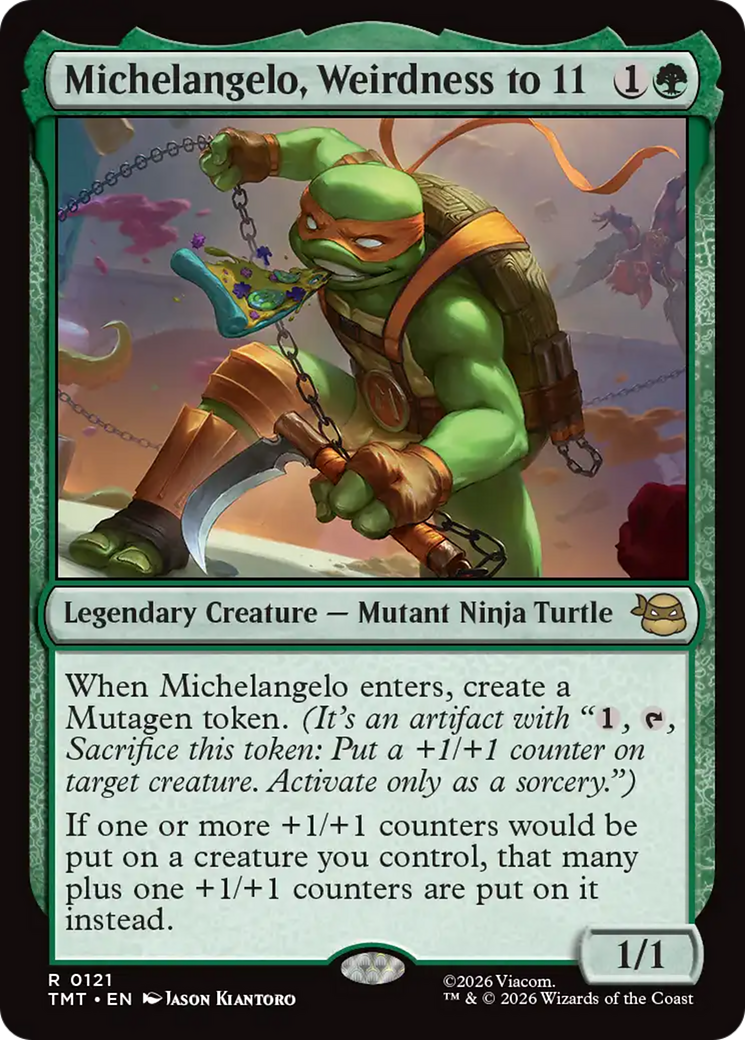 Michelangelo, Weirdness to 11 [Teenage Mutant Ninja Turtles] | Anubis Games and Hobby