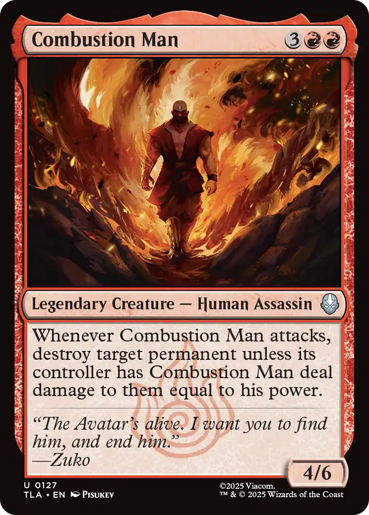 Combustion Man [Avatar: The Last Airbender] | Anubis Games and Hobby