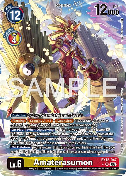 Amaterasumon [EX12-047] (Alternate Art) [Digital World Shambala] | Anubis Games and Hobby