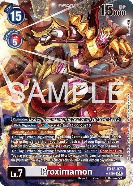 Proximamon [EX12-077] (Alternate Art) [Digital World Shambala] | Anubis Games and Hobby