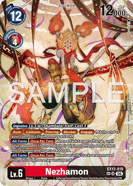 Nezhamon [EX12-019] (SP) [Digital World Shambala] | Anubis Games and Hobby