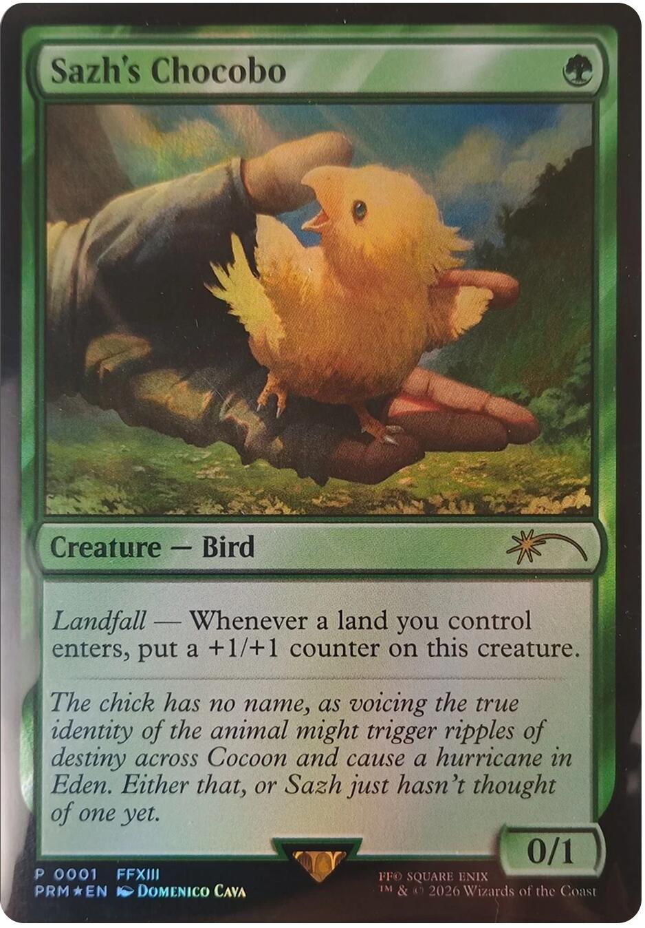 Sazh's Chocobo [FINAL FANTASY Promos] | Anubis Games and Hobby