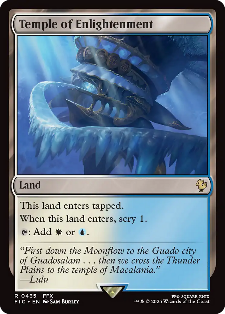 Temple of Enlightenment [FINAL FANTASY Commander] | Anubis Games and Hobby