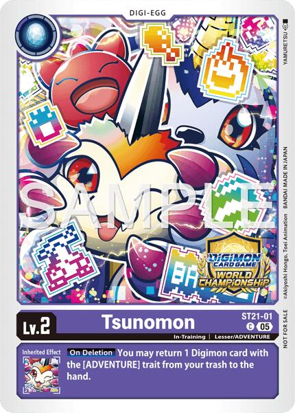 Tsunomon [ST21-01] (World Championship 26–27 Regionals Season 2) [Starter Deck: Hero of Hope] | Anubis Games and Hobby