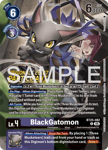 BlackGatomon [BT25-082] (Regionals 26-27 Season 2 Participant) [Dual Revolution] | Anubis Games and Hobby