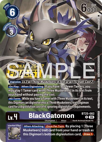 BlackGatomon [BT25-082] (Regionals 26-27 Season 2 Finalist) [Dual Revolution] | Anubis Games and Hobby