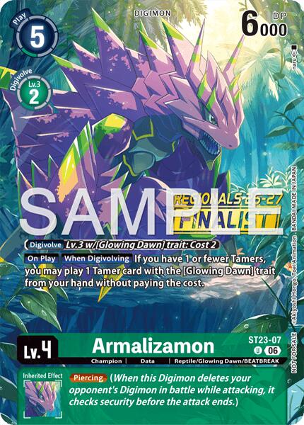 Armalizamon [ST23-07] (Regionals 26-27 Season 2 Finalist) [Starter Deck: Beatbreak] | Anubis Games and Hobby