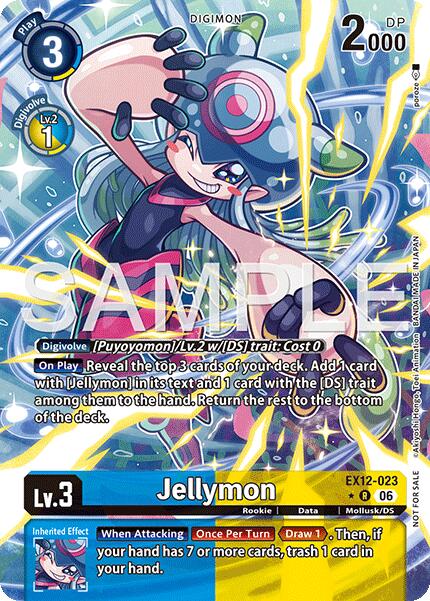 Jellymon [EX12-023] (Box Topper) [Digital World Shambala] | Anubis Games and Hobby