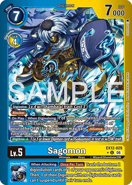 Sagomon [EX12-029] (Limited Foil) [Digital World Shambala] | Anubis Games and Hobby