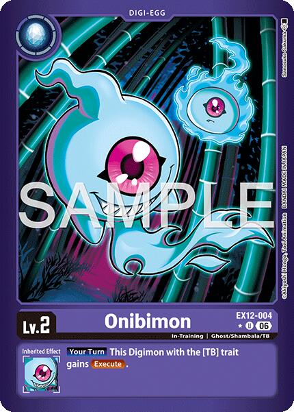Onibimon [EX12-004] (Limited Foil) [Digital World Shambala] | Anubis Games and Hobby