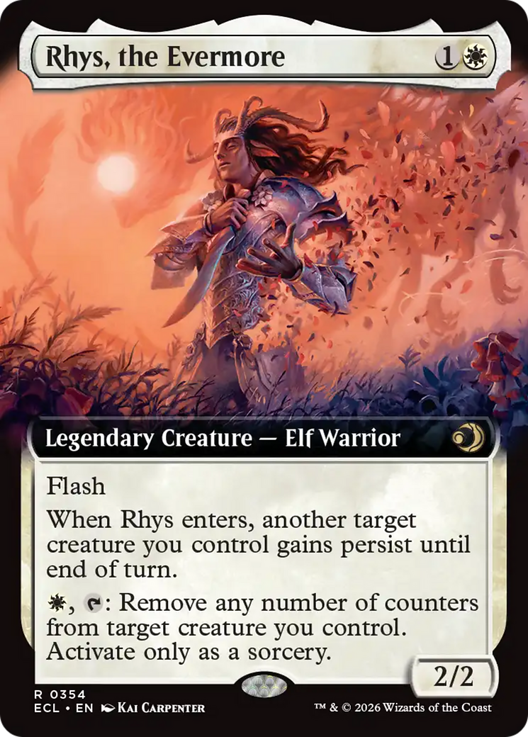 Rhys, the Evermore (Extended Art) [Lorwyn Eclipsed] | Anubis Games and Hobby