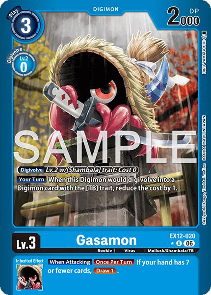 Gasamon [EX12-020] (Limited Foil) [Digital World Shambala] | Anubis Games and Hobby