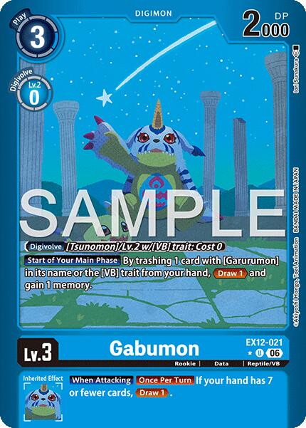 Gabumon [EX12-021] (Limited Foil) [Digital World Shambala] | Anubis Games and Hobby
