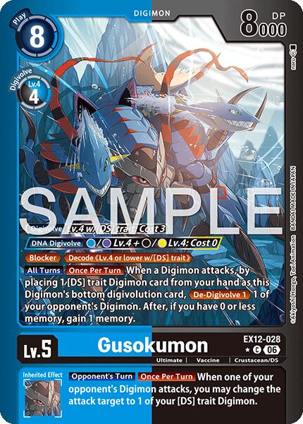 Gusokumon [EX12-028] (Limited Foil) [Digital World Shambala] | Anubis Games and Hobby