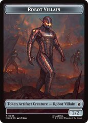 Villain // Robot Villain Double-Sided Token (025//026) (Surge Foil) [Marvel Super Heroes Tokens] | Anubis Games and Hobby