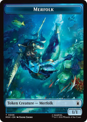 Merfolk // Doombot Double-Sided Token [Marvel Super Heroes Tokens] | Anubis Games and Hobby