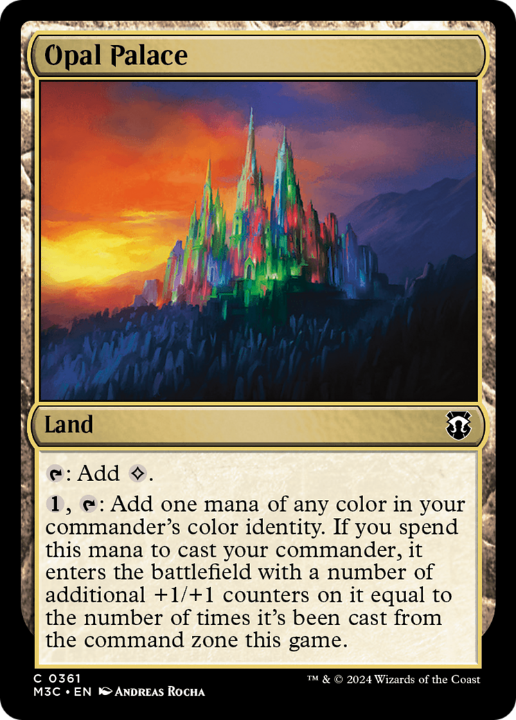 Opal Palace (Ripple Foil) [Modern Horizons 3 Commander] | Anubis Games and Hobby