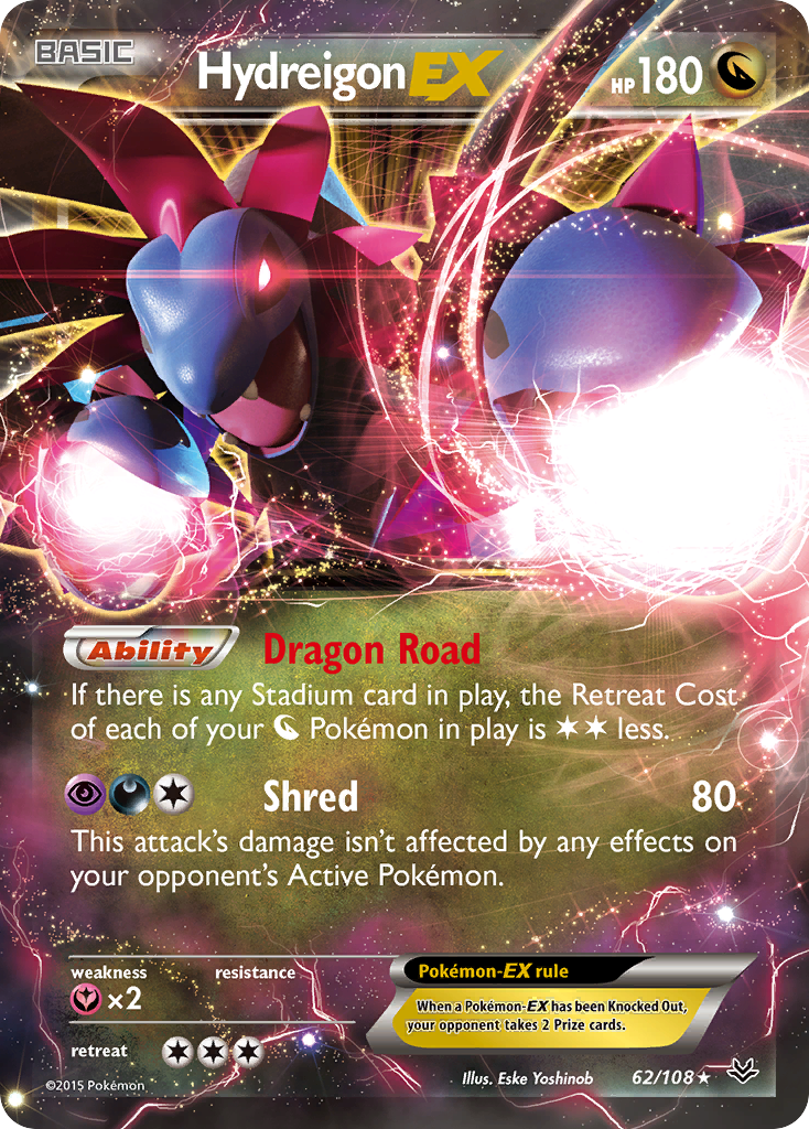 Hydreigon EX (62/108) [XY: Roaring Skies] | Anubis Games and Hobby