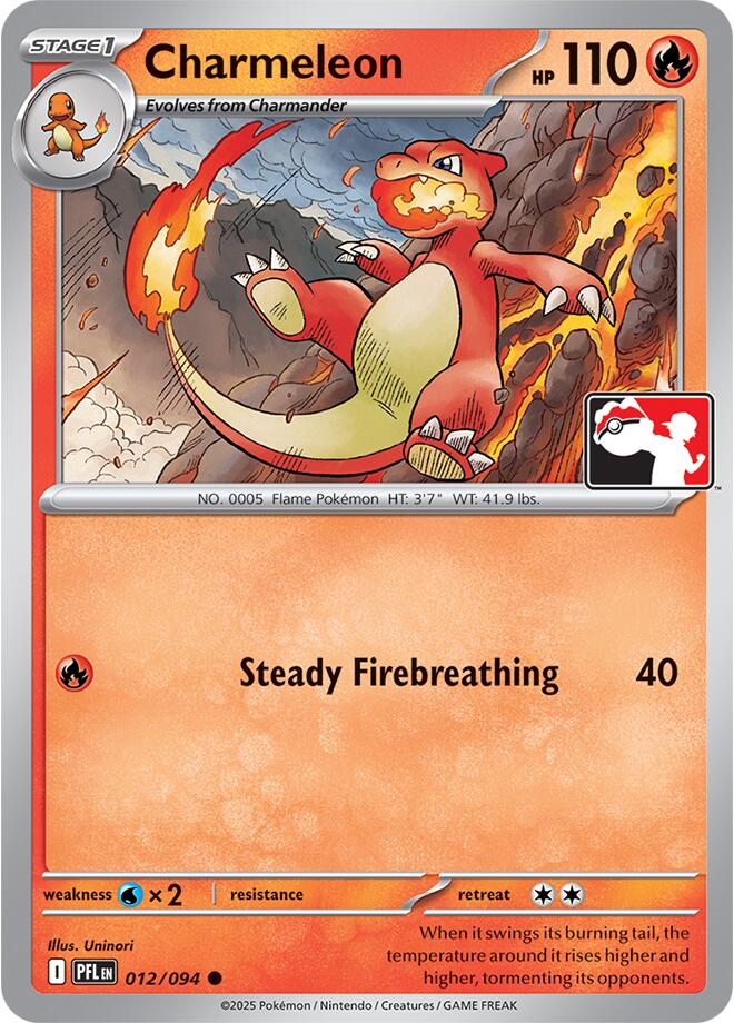 Charmeleon (012/094) [Prize Pack Series Nine] | Anubis Games and Hobby