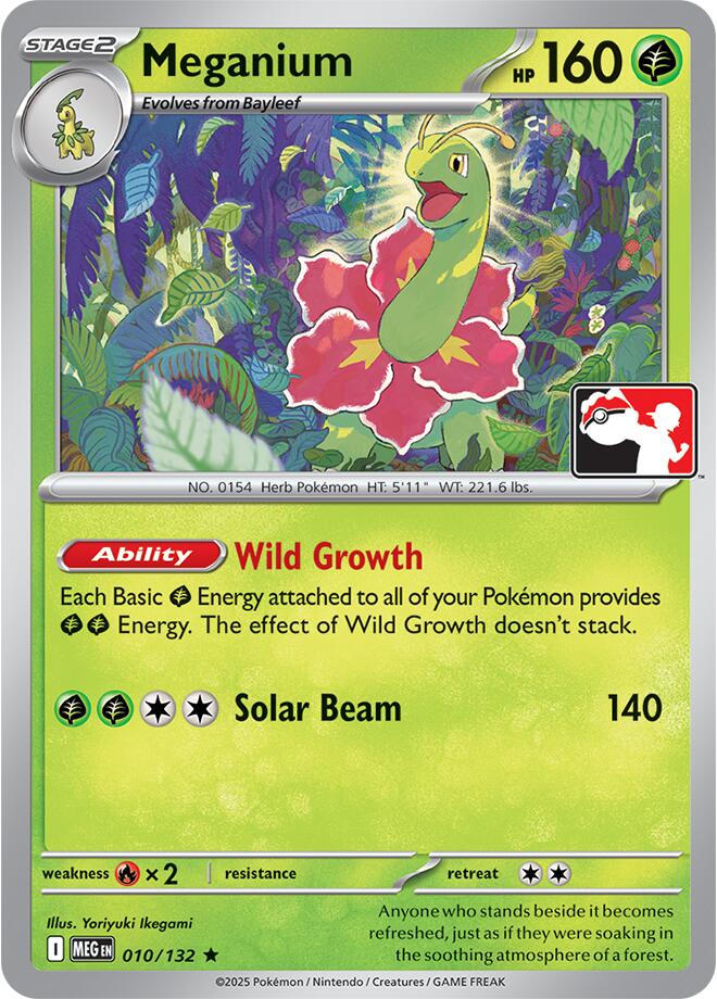 Meganium (010/132) [Prize Pack Series Nine] | Anubis Games and Hobby