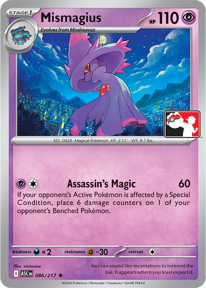 Mismagius (086/217) [Prize Pack Series Nine] | Anubis Games and Hobby