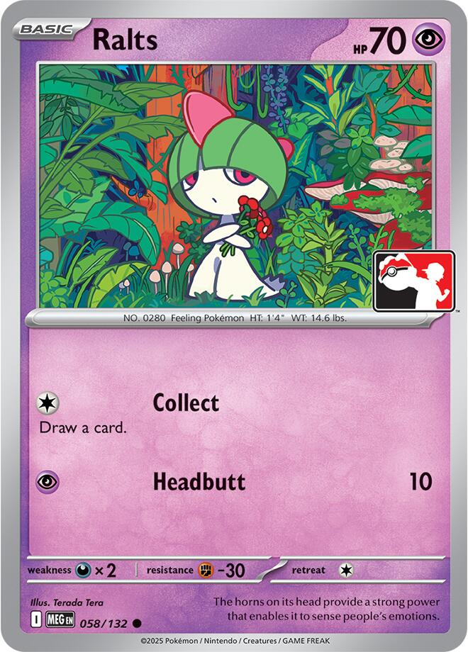 Ralts (058/132) [Prize Pack Series Nine] | Anubis Games and Hobby