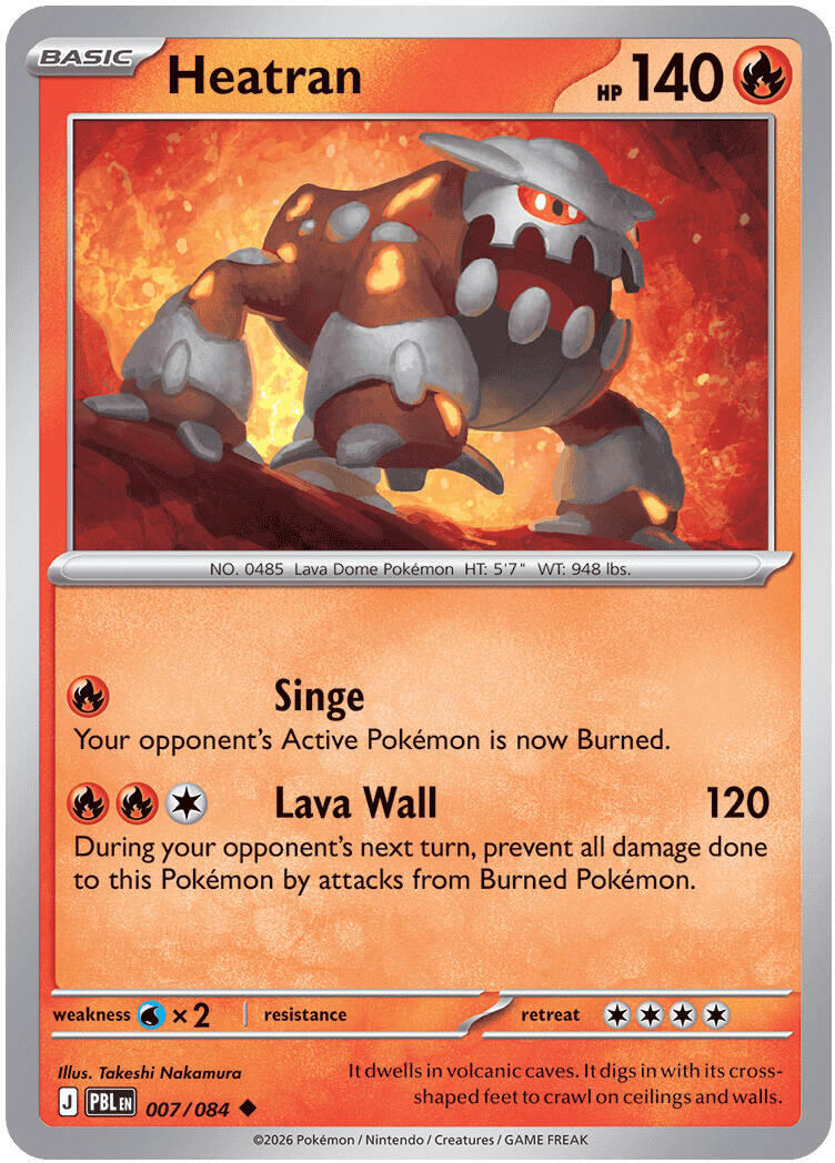 Heatran (007/084) [Mega Evolution: Pitch Black] | Anubis Games and Hobby