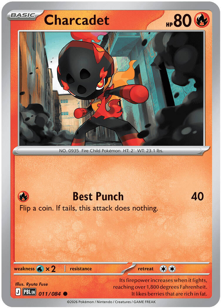 Charcadet (011/084) [Mega Evolution: Pitch Black] | Anubis Games and Hobby