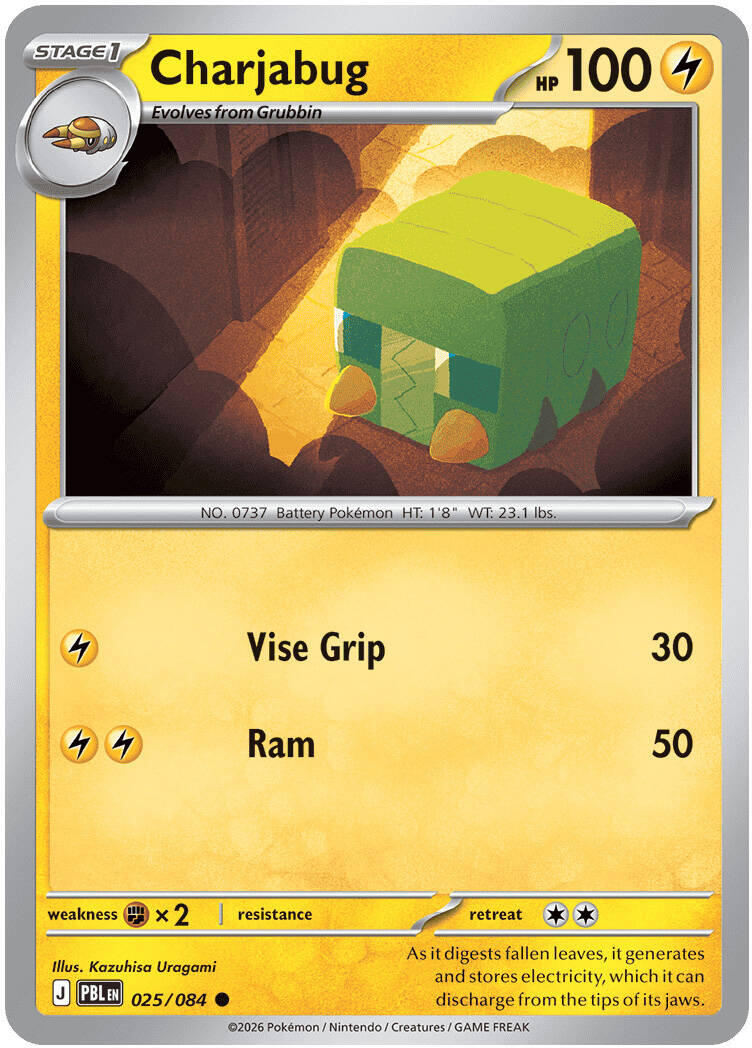 Charjabug (025/084) [Mega Evolution: Pitch Black] | Anubis Games and Hobby