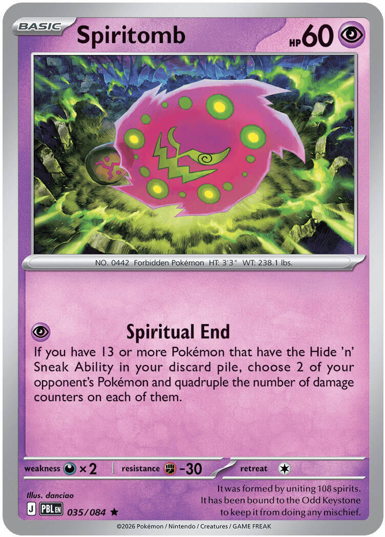 Spiritomb (035/084) [Mega Evolution: Pitch Black] | Anubis Games and Hobby