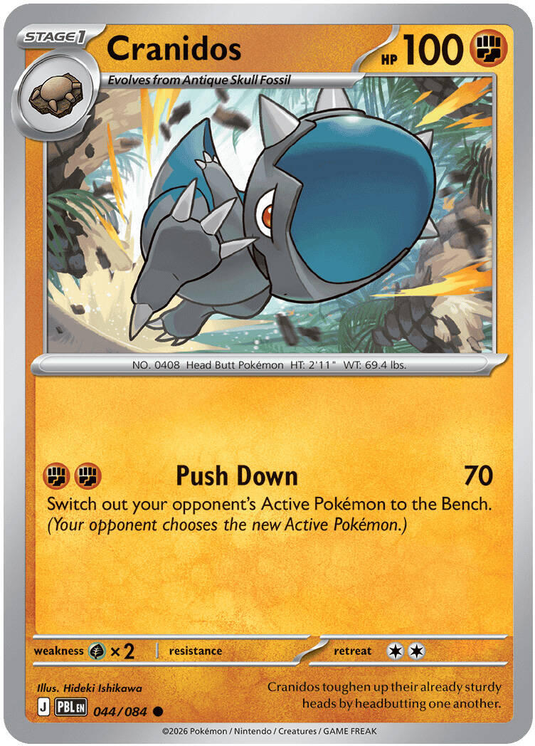 Cranidos (044/084) [Mega Evolution: Pitch Black] | Anubis Games and Hobby
